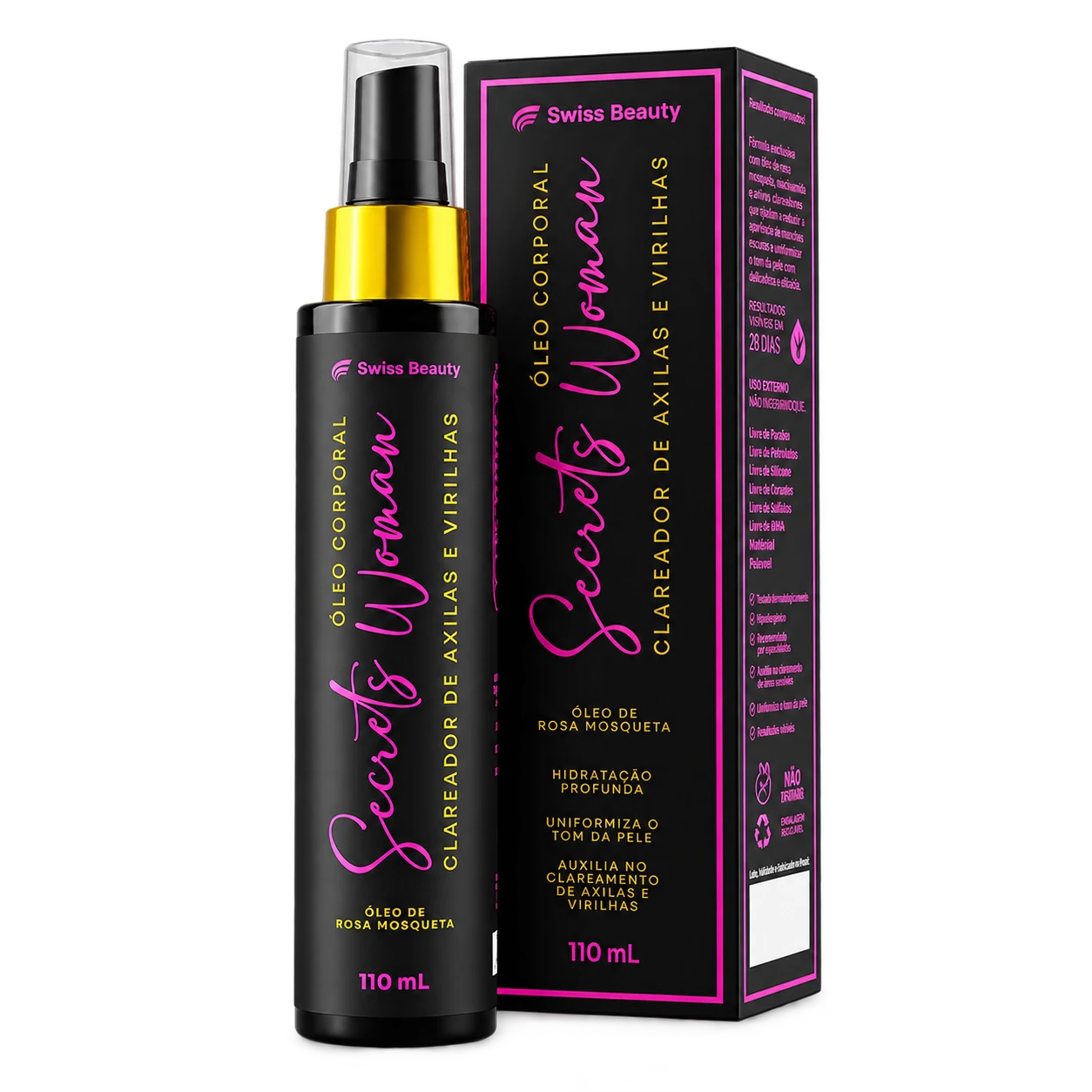 Óleo Corporal Clareador Secrets Woman 110 ml